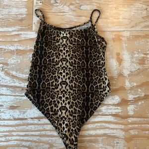 Nasty Gal cheetah print bodysuit